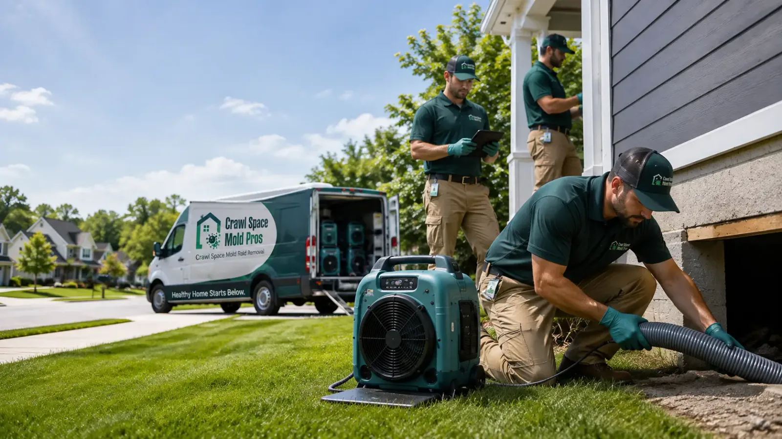 Crawl Space Mold Removal in Harold, KY